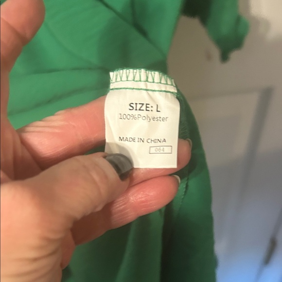 Green Mini Dress - Picture 4 of 4